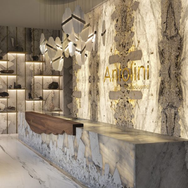 Photo of marble surfaces in a room