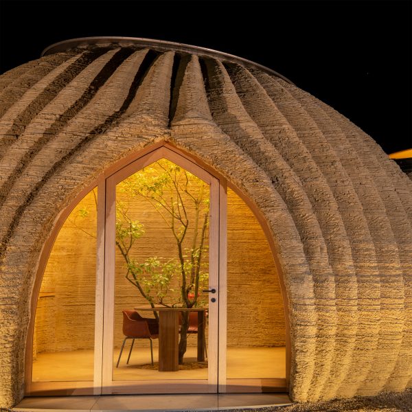 Photo of 3D-printed house