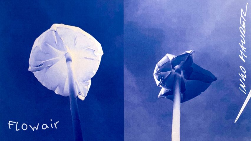 Graphic of flowers for Flowair by Ingo Maurer
