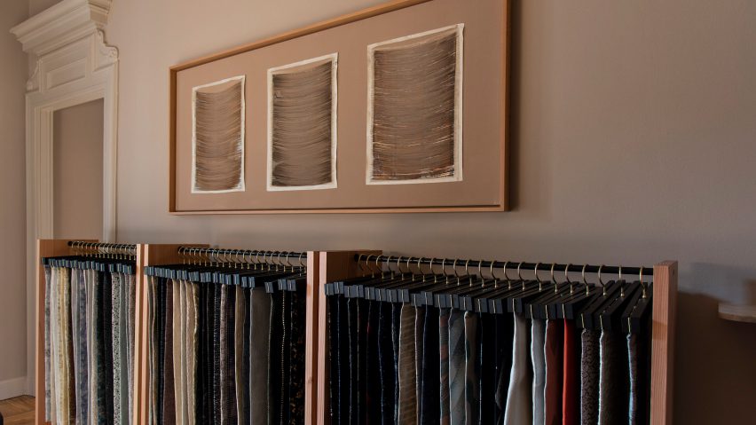 Photo of the Hosoo showroom in Milan
