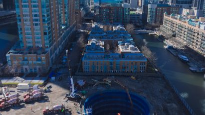 400 Lakeshore Drive construction