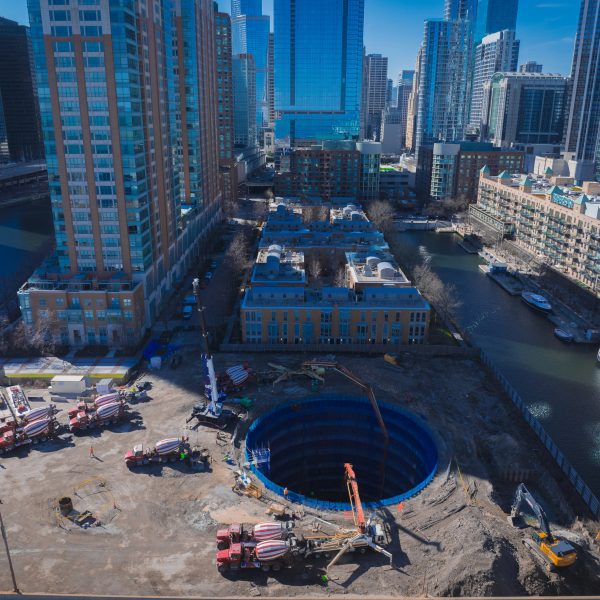 400 Lakeshore Drive construction