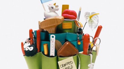 Photo of Loewe items for the Crafted World exhibition