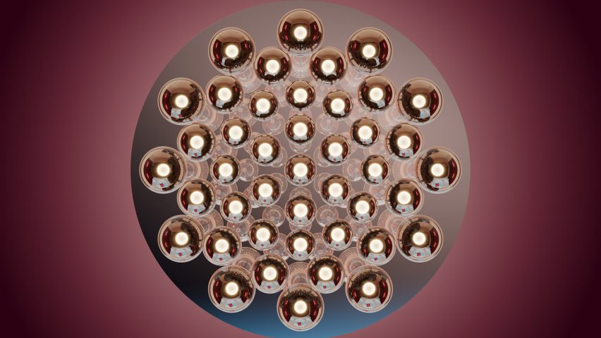 Graphic representing lighting by Occhio
