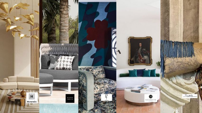 Photo collage of interiors