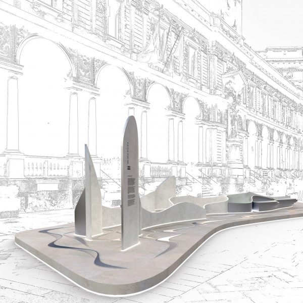 Graphic of Poesis Materiae by Zaha Hadid Design for Iris Ceramica