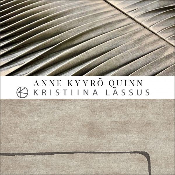 Graphic for exhibition with Kristiina Lassus and Anne Kyyrö Quinn
