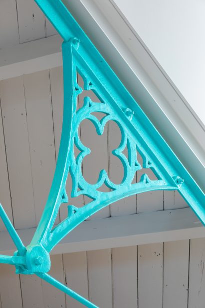Victorian trusses on first floor of Addison Studios by Tigg + Coll Architects