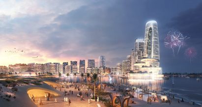 Skyscrapers in Muscat development by Zaha Hadid Architects