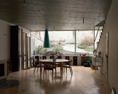 Open-plan kitchen
