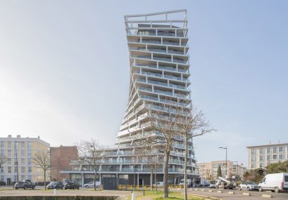 Exterior view of The Alta Tower
