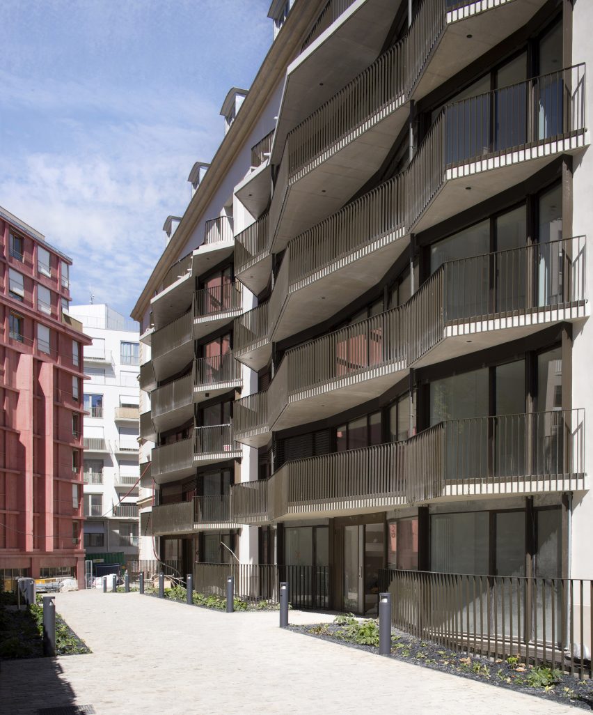 Anyoji Beltrando building at the Caserne de Reuilly project in Paris