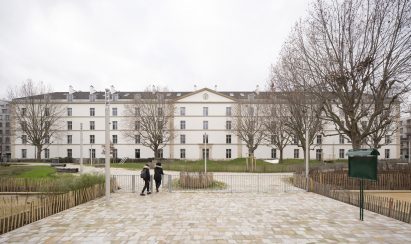 Restored building at the Caserne de Reuilly