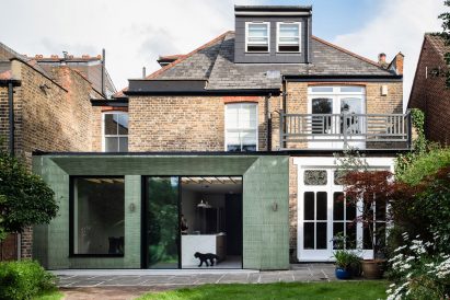 Exterior of house and extension