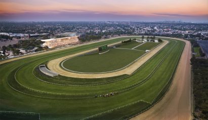 Horse racing track