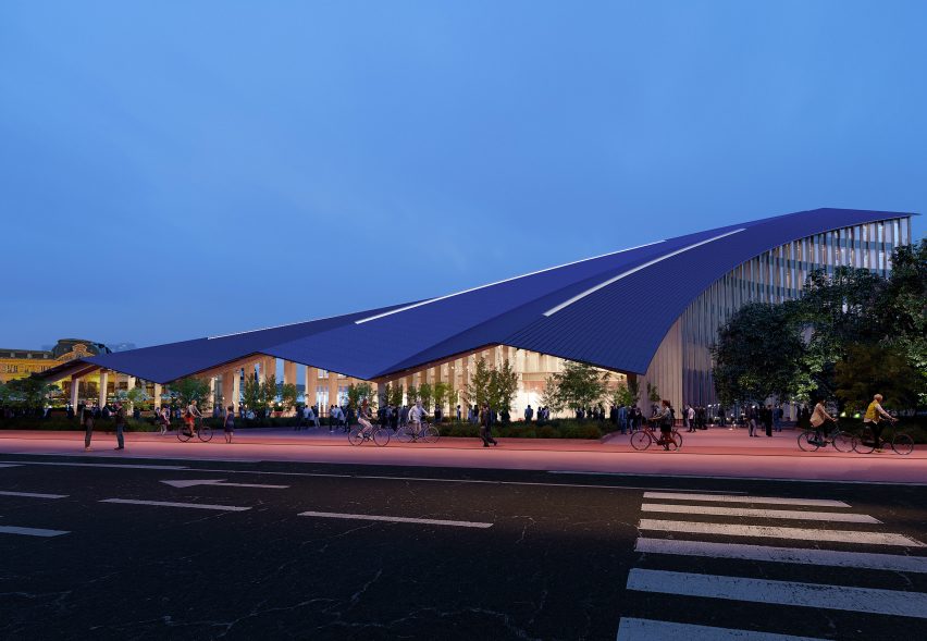 Marengo Multimodal Transport Hub in Toulouse by BIG and A+ Architecture