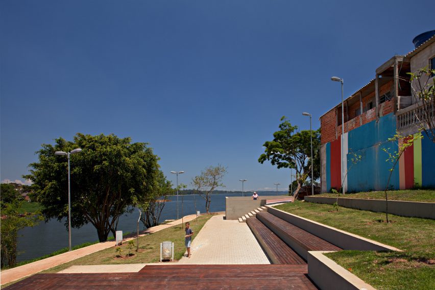 Landscape architecture at Cantinho do Céu