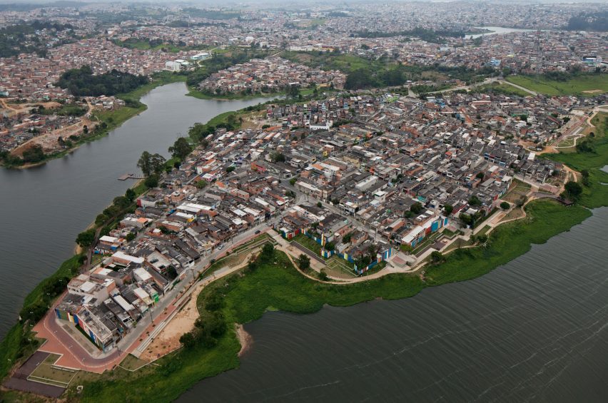 Cantinho do Céu aerial shot