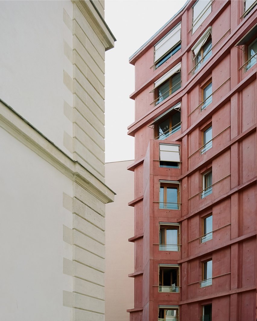 Charles-Henri Tachon building at the Caserne de Reuilly project in Paris