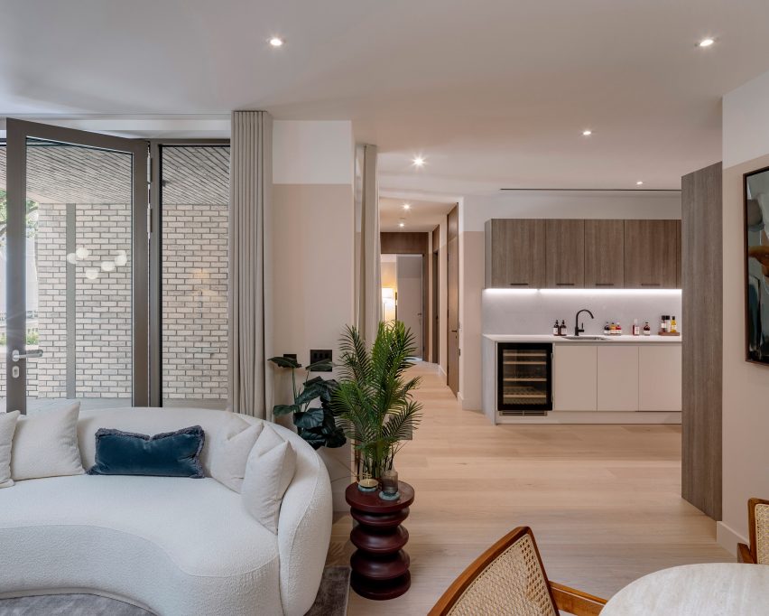 Interior of Cosway Street London housing by Bell Phillips