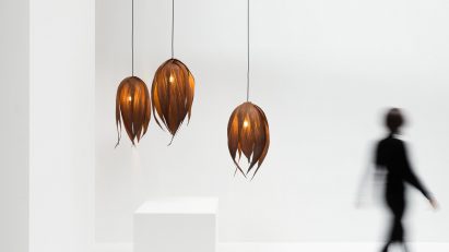 Cuoro pendant lights by Ceci Ferrero for Let's Pause