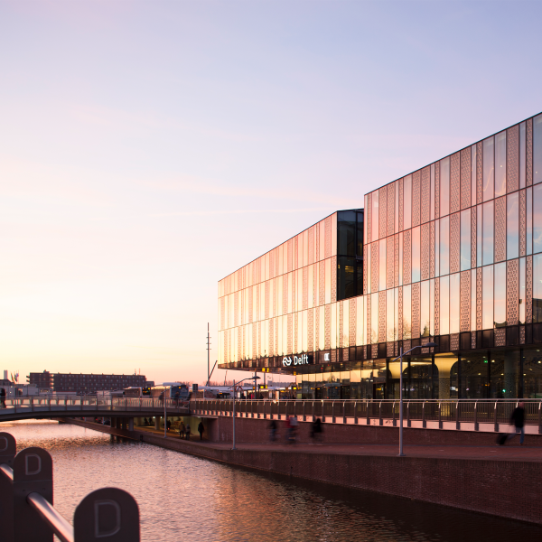 Delft Railway Station and City Hall