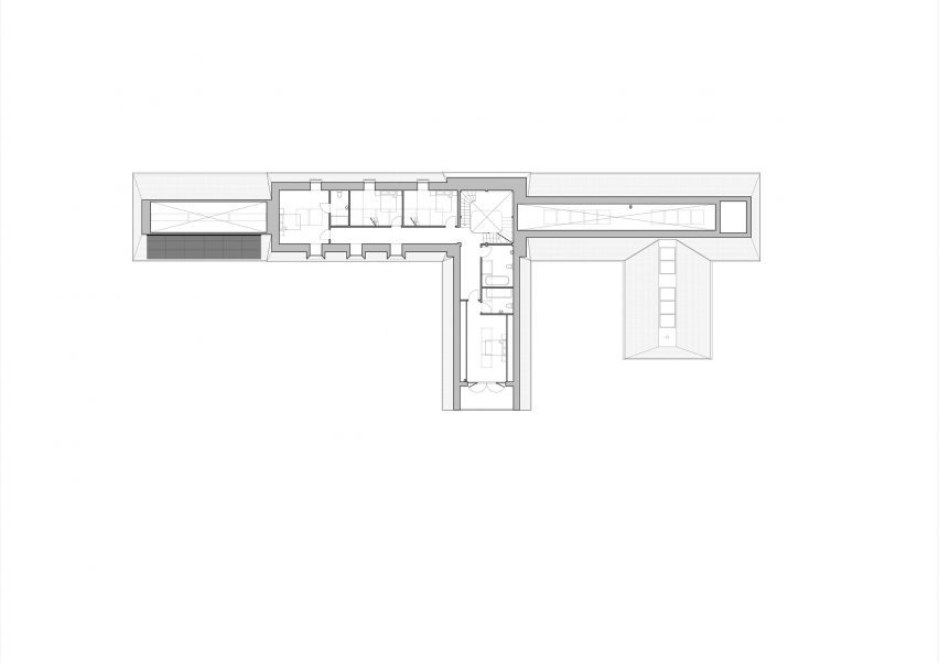 First floor plan of Breach House by Studio Bark