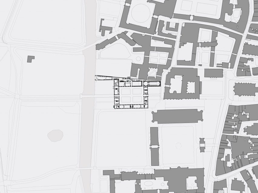 Location plan of River Wing by Witherford Watson Mann