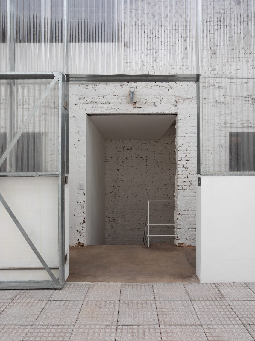 Opening to doorway