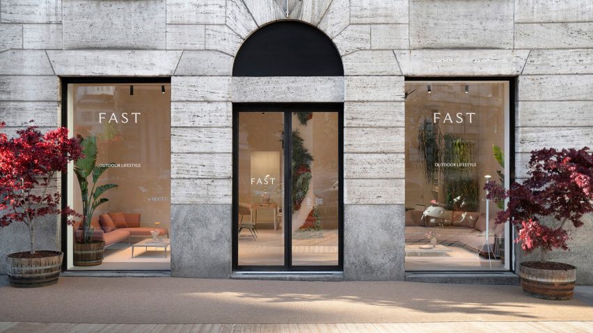 Photo of Fast's showroom in Milan