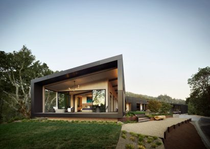 Standing seam metal boxy home