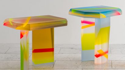 Solid Lucite furniture