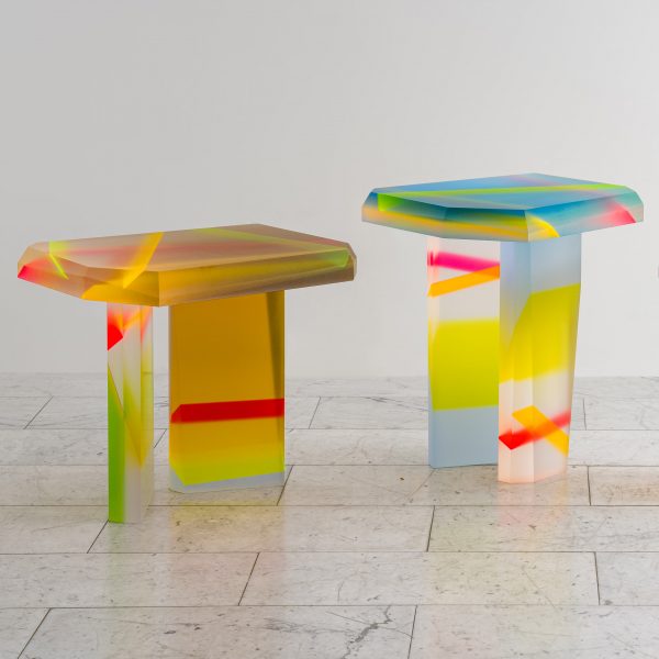 Solid Lucite furniture