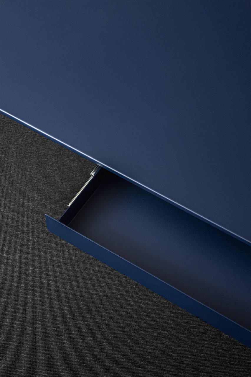 Foil table by Christophe Pillet for Mara