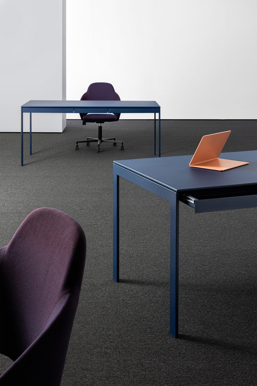 Foil table by Christophe Pillet for Mara