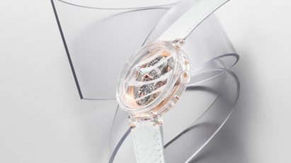 Frank Gehry creates transparent watch for Louis Vuitton