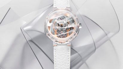 Frank Gehry creates transparent watch for Louis Vuitton