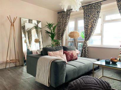 Living room designed by Furnishing Futures