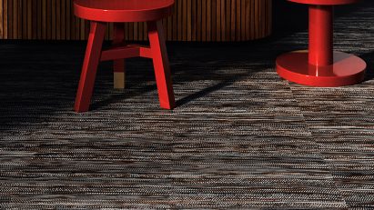 Graphic flooring by Bolon