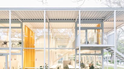 The Study Pavilion at TU Braunschweig by Gustav Düsing and Max Hacke in Germany