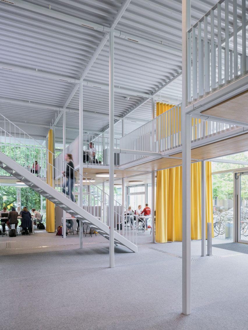 The Study Pavilion at TU Braunschweig by Gustav Düsing and Max Hacke in Germany