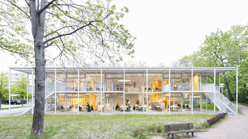 The Study Pavilion at TU Braunschweig by Gustav Düsing and Max Hacke in Germany