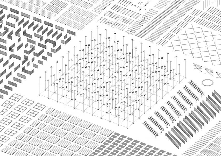 Kit of parts of