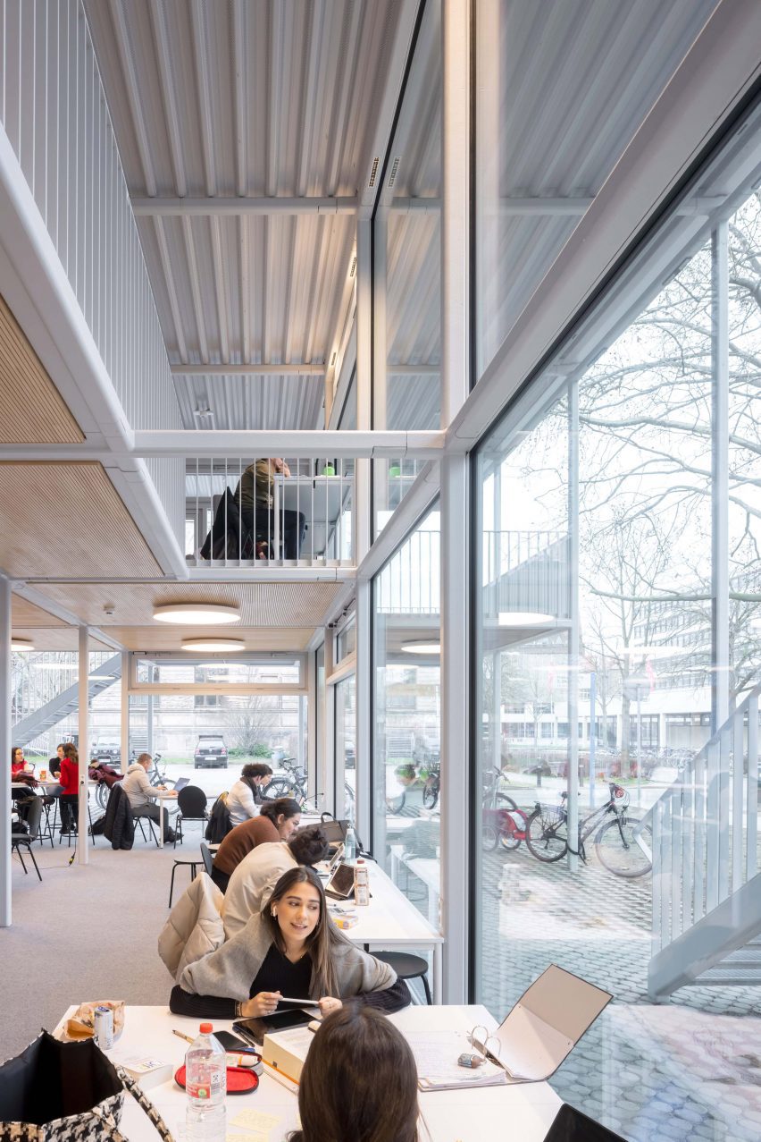 The Study Pavilion at TU Braunschweig by Gustav Düsing and Max Hacke in Germany