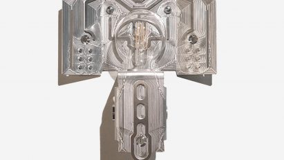 Ghost sconce by HAHA Studio for Relay Design Projects at the Collectible design fair