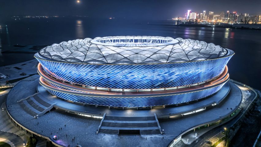 Football stadium in China by BDP Pattern