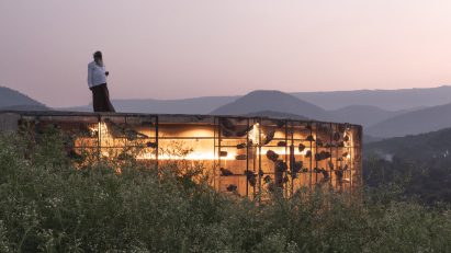 Exterior of The Infinite Rise by Earthscape