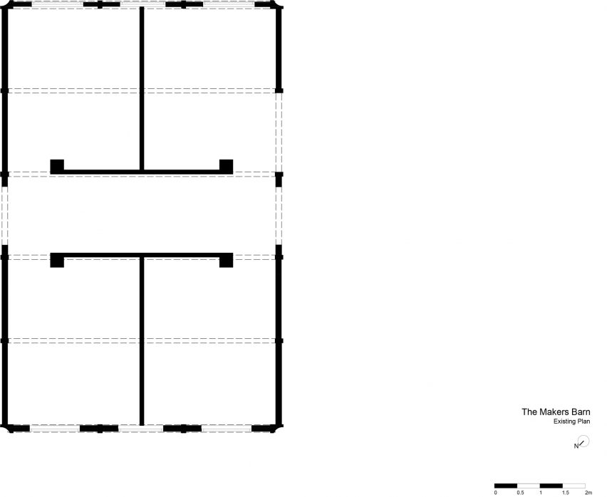 Floor plan of The Maker's Barn by Hutch Design