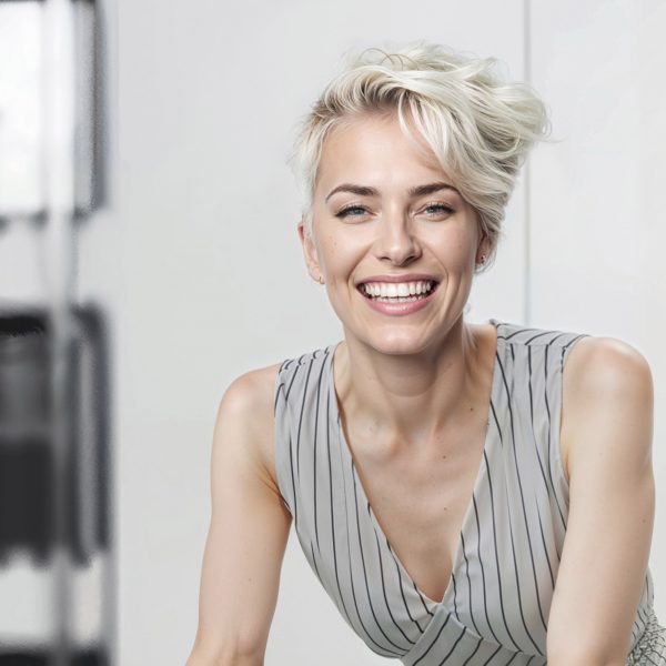 Photo of a person smiling