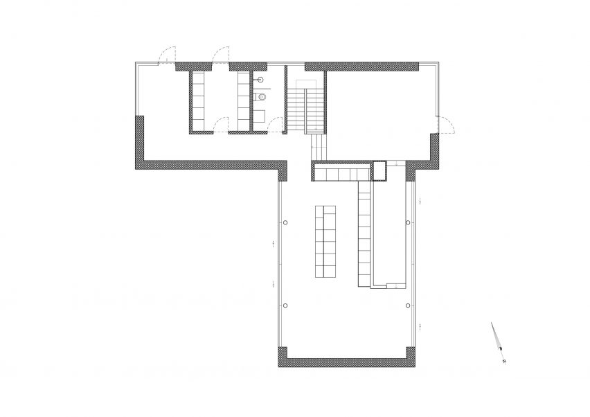 Floor plan of Kildeskovsvej house by Valbæk Brørup Architects
